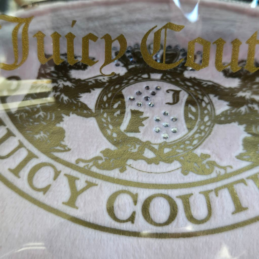 Juicy Couture Cosmetic Bags 2-Piece Set Pink/Clear - Picture 5 of 8